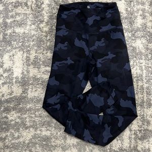 Blue camo Leggings